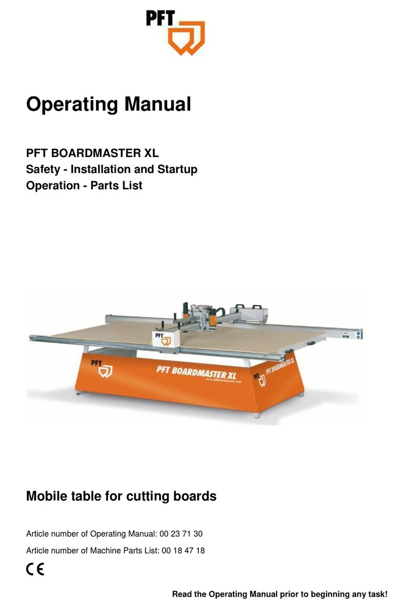 PFT BOARDMASTER XL operating manual