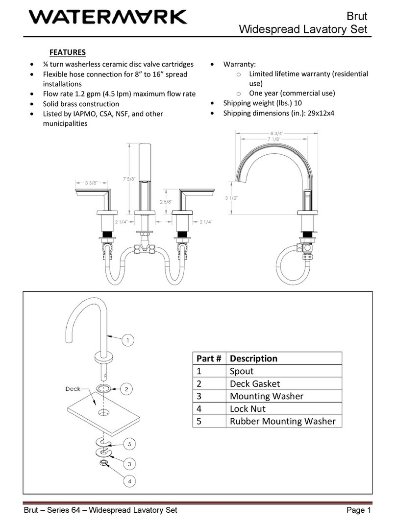 Watermark Brut 64 Series manual