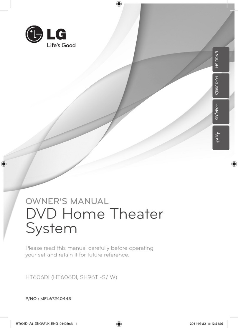 LG HT606DI owner's manual