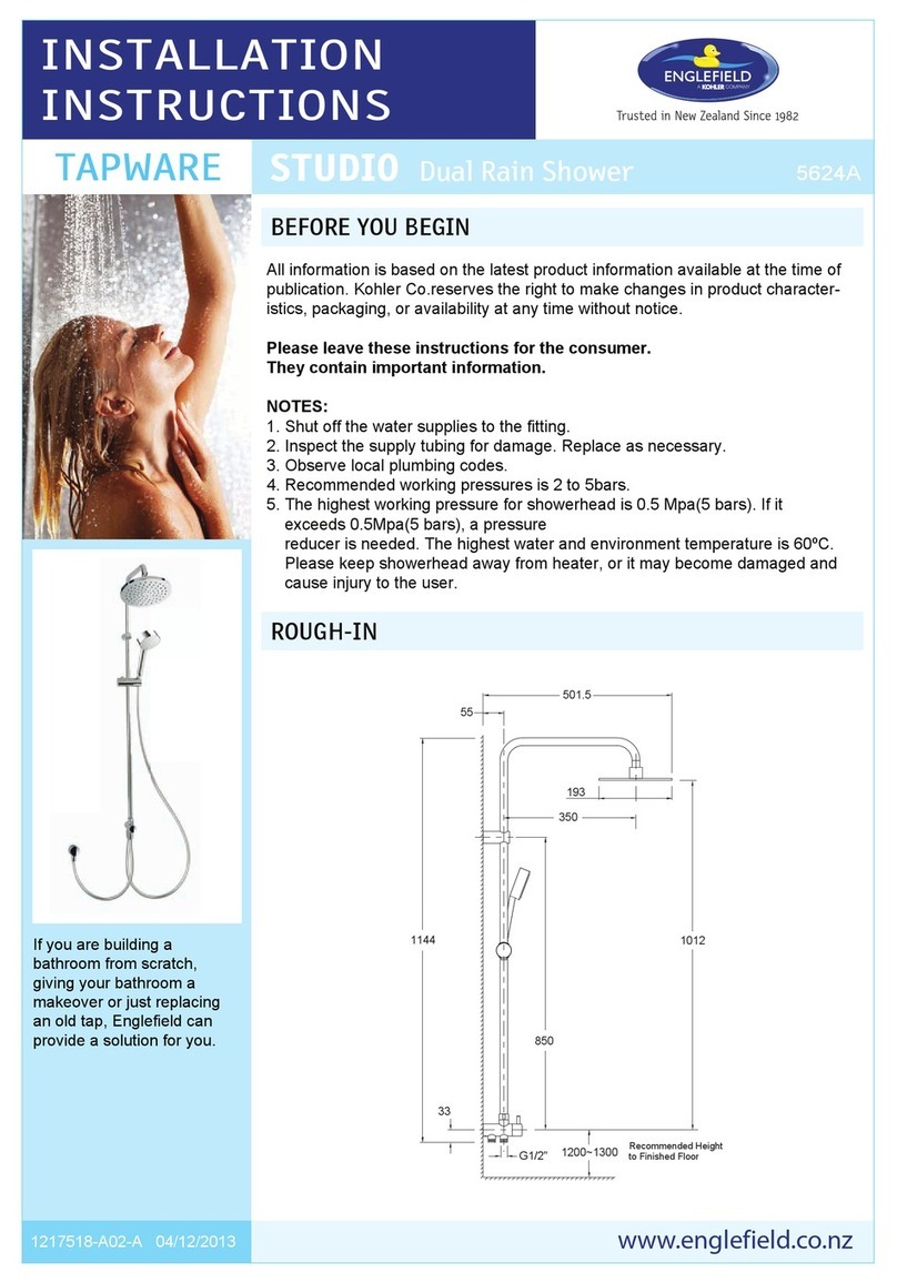 Englefield STUDIO 5624A installation instructions