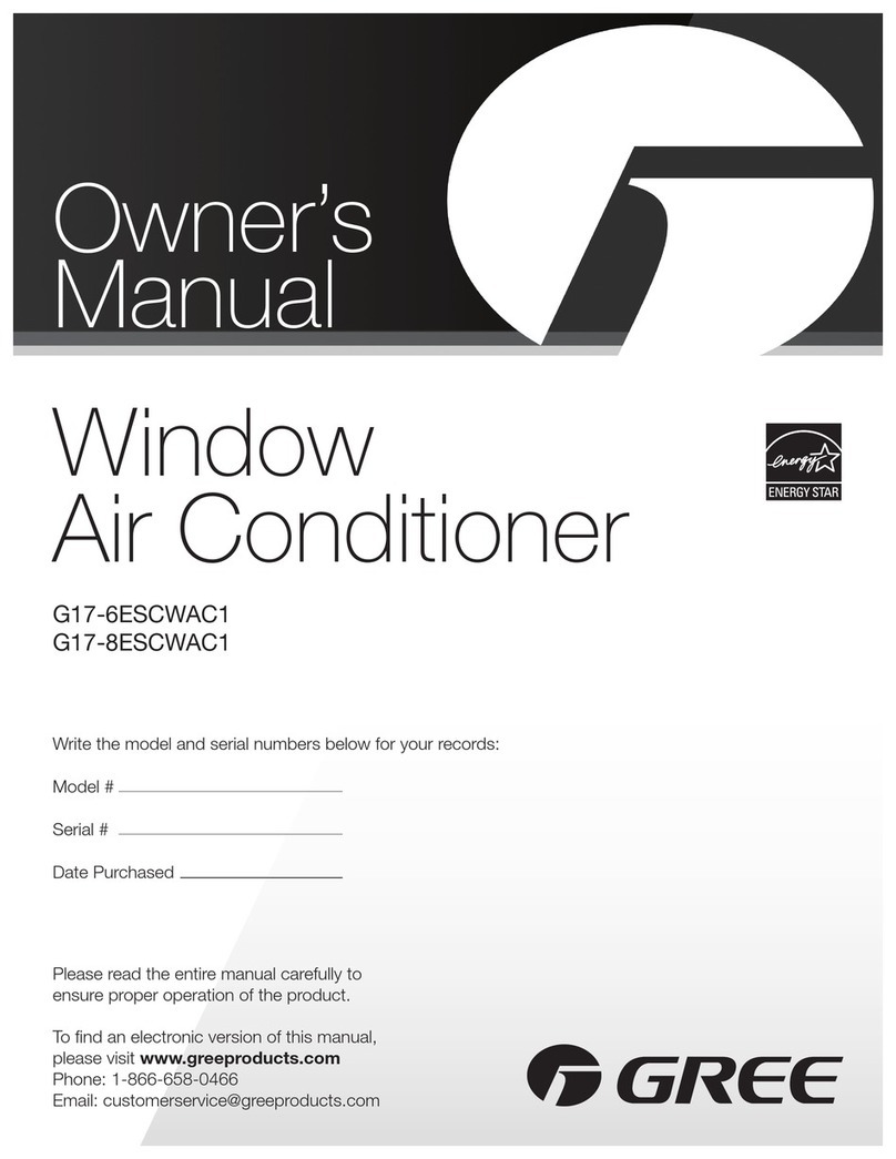 Gree G17-6ESCWAC1 User manual