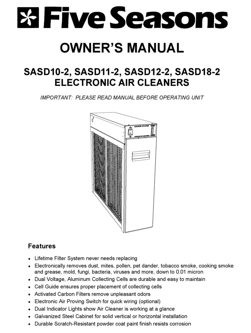 Five Seasons SASD10-2 User manual