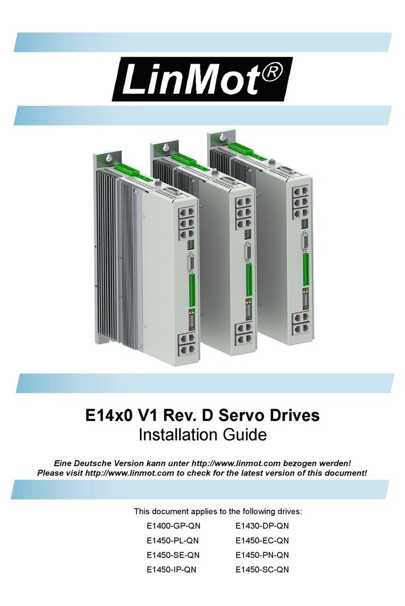 LinMot E1400-GP-QN User manual