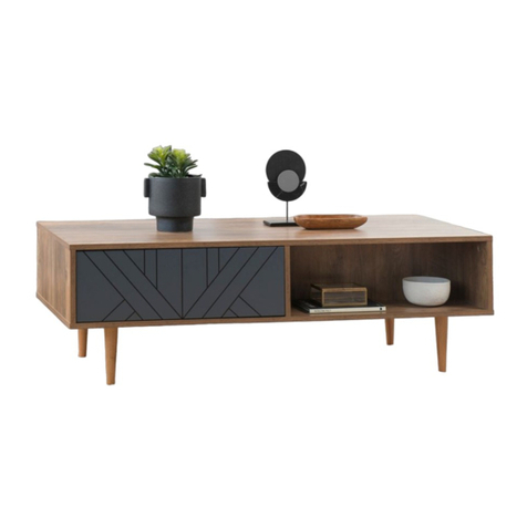Mocka Zara Coffee Table User manual Mocka Zara Coffee Table User manual