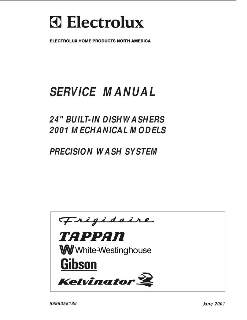 Electrolux FRIGIDAIRE FDB125RH 2 Series User manual