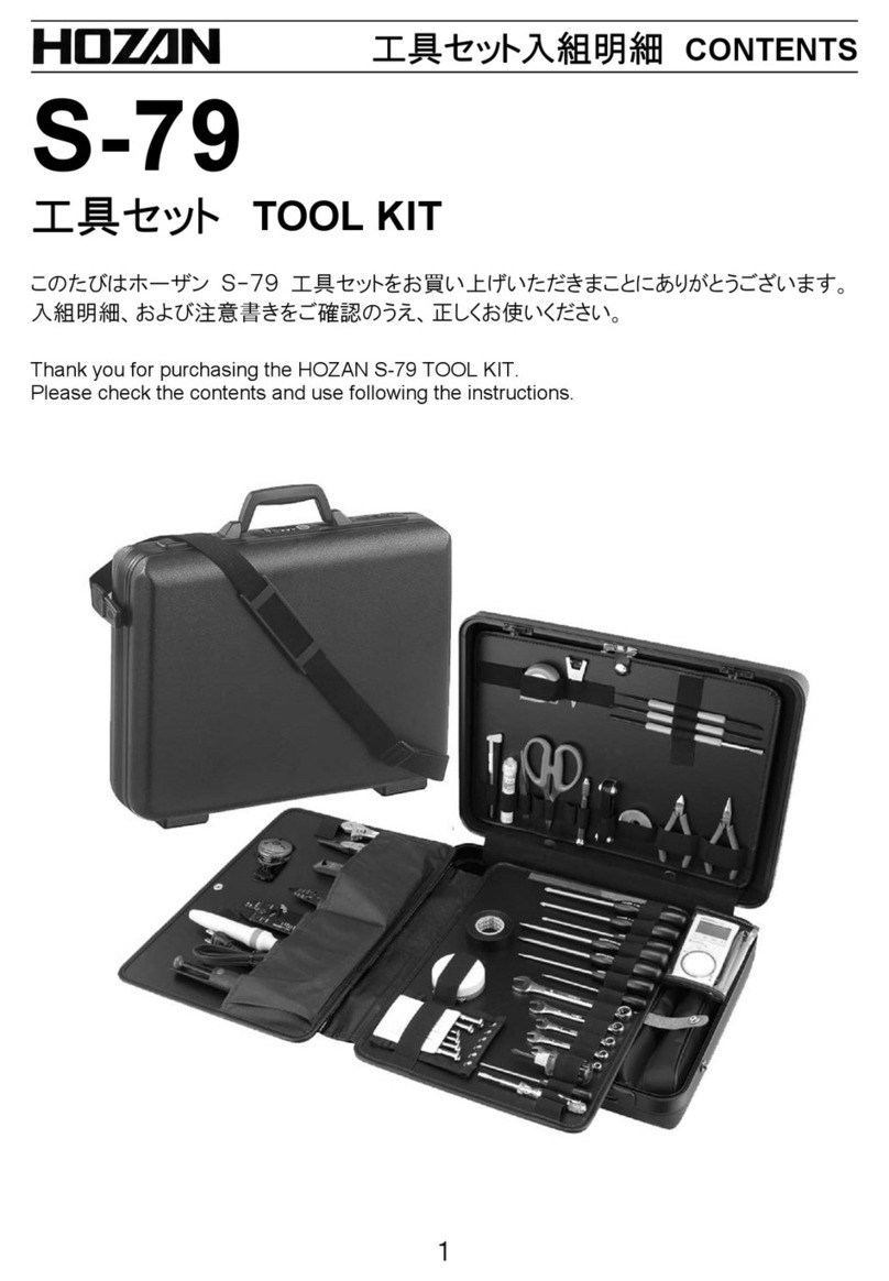 HOZAN S-79 User manual