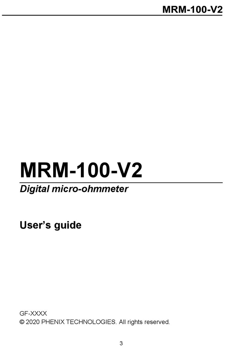 Phenix Technologies MRM-100-V2 User manual Phenix Technologies MRM-100-V2 User manual