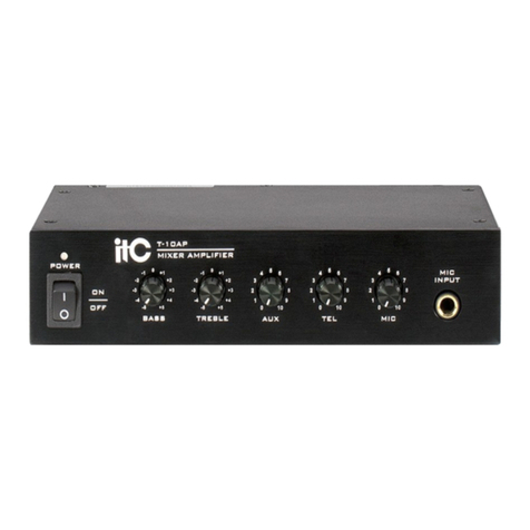 ITC T-10AP User manual