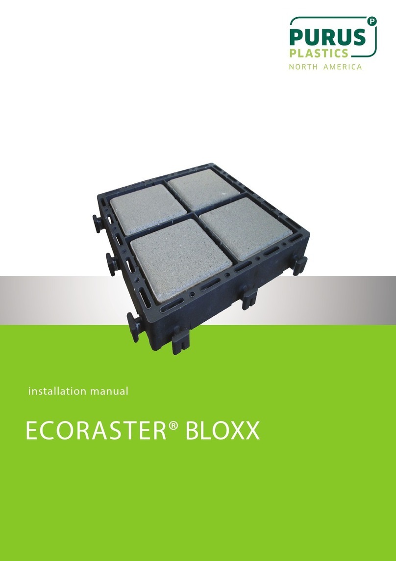 Purus ECORASTER BLOXX installation manual