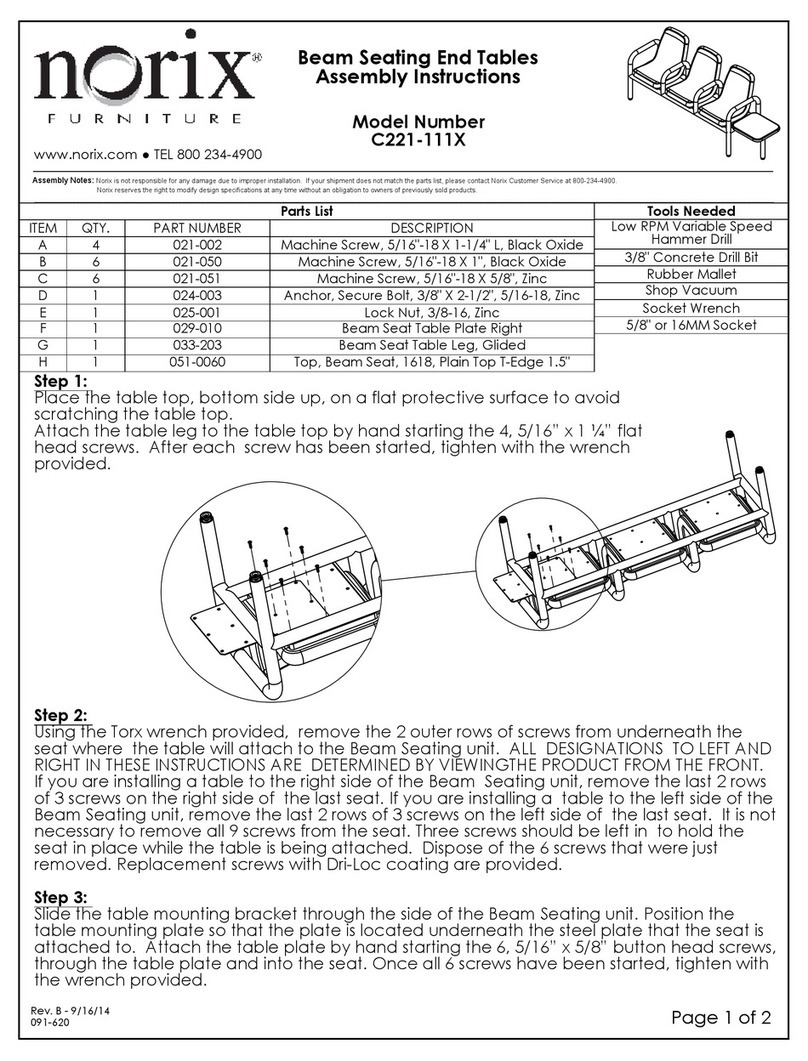 norix C221-111 Series User manual