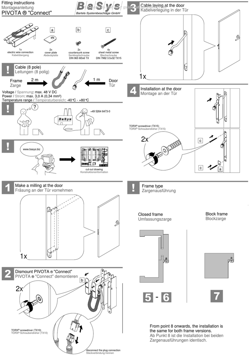 BaSys PIVOTA Connect Fitting instructions
