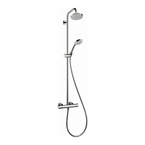 Hans Grohe Croma 27169 1 Series Installation/User Instructions/Warranty