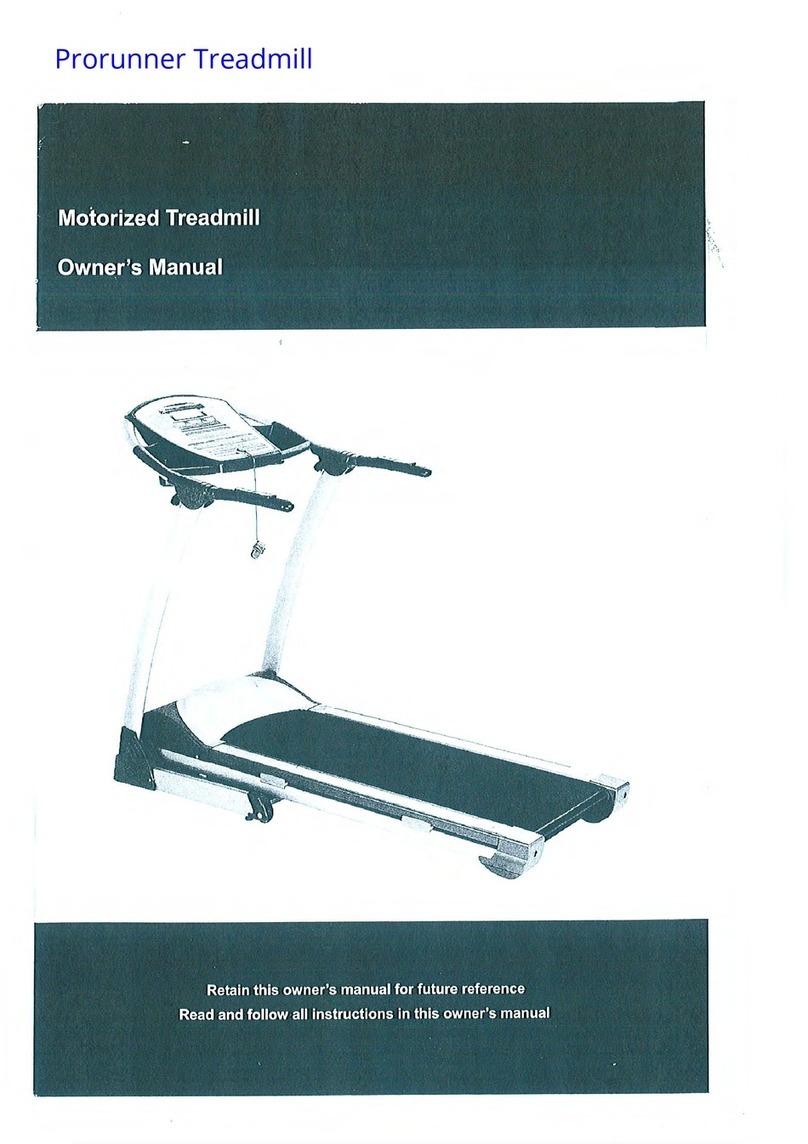 ProRunner 42XT User manual