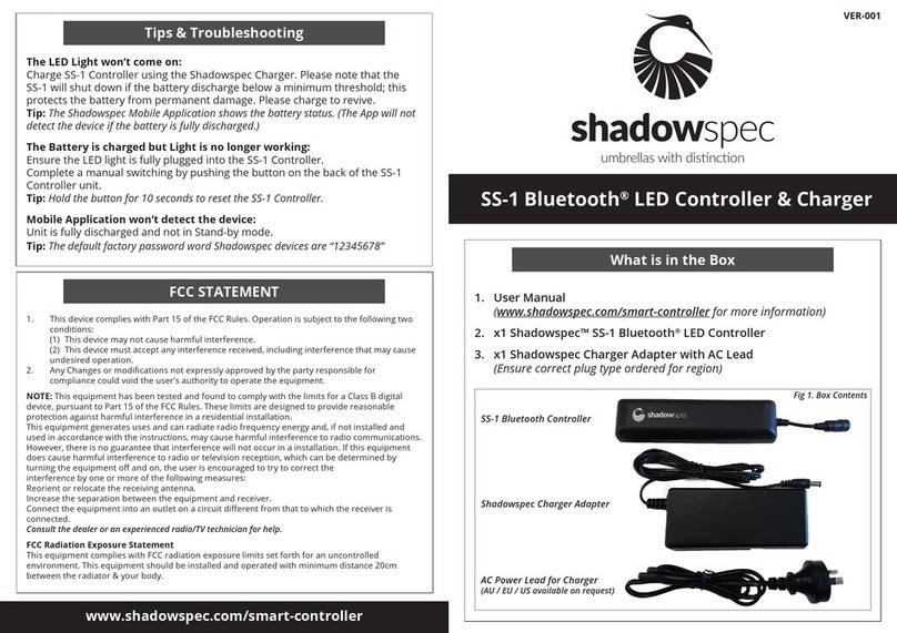 Shadowspec SS-1 quick start guide
