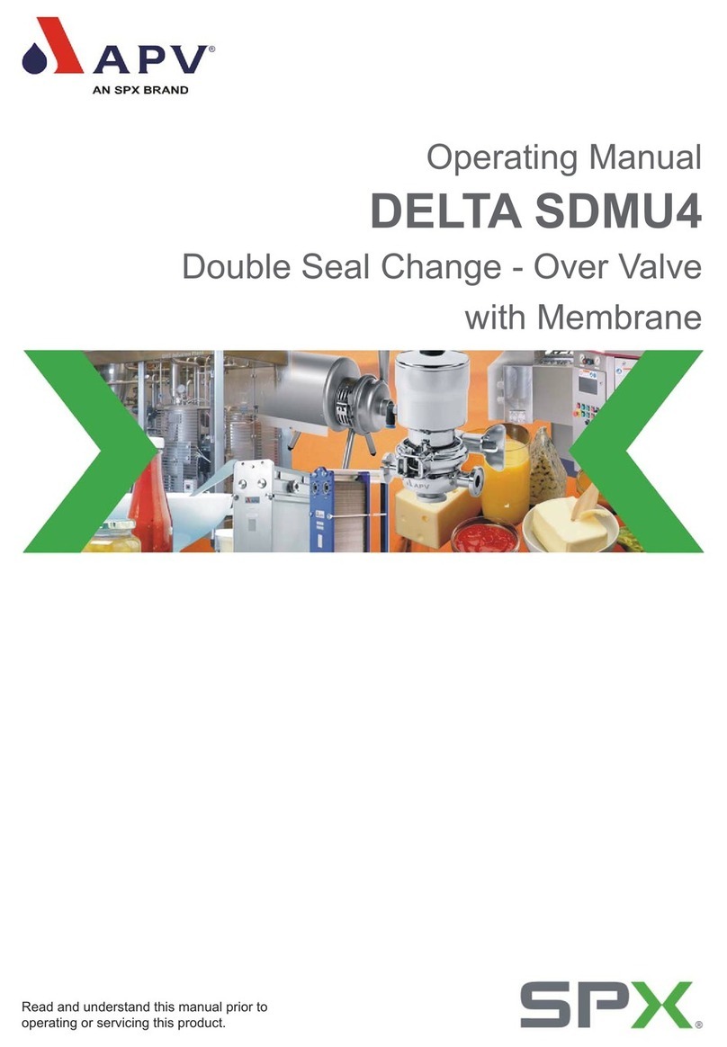 SPX APV DELTA SDMU4 User manual