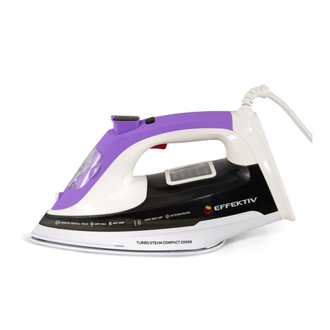 EFFEKTIV TURBOSTEAM COMPACT 2500X user manual