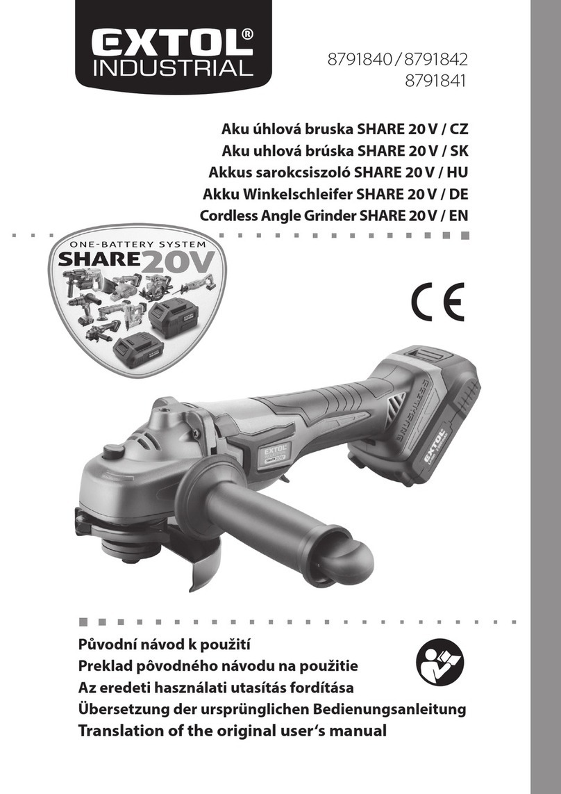 Extol Industrial 8791840 Translation of the original user manual