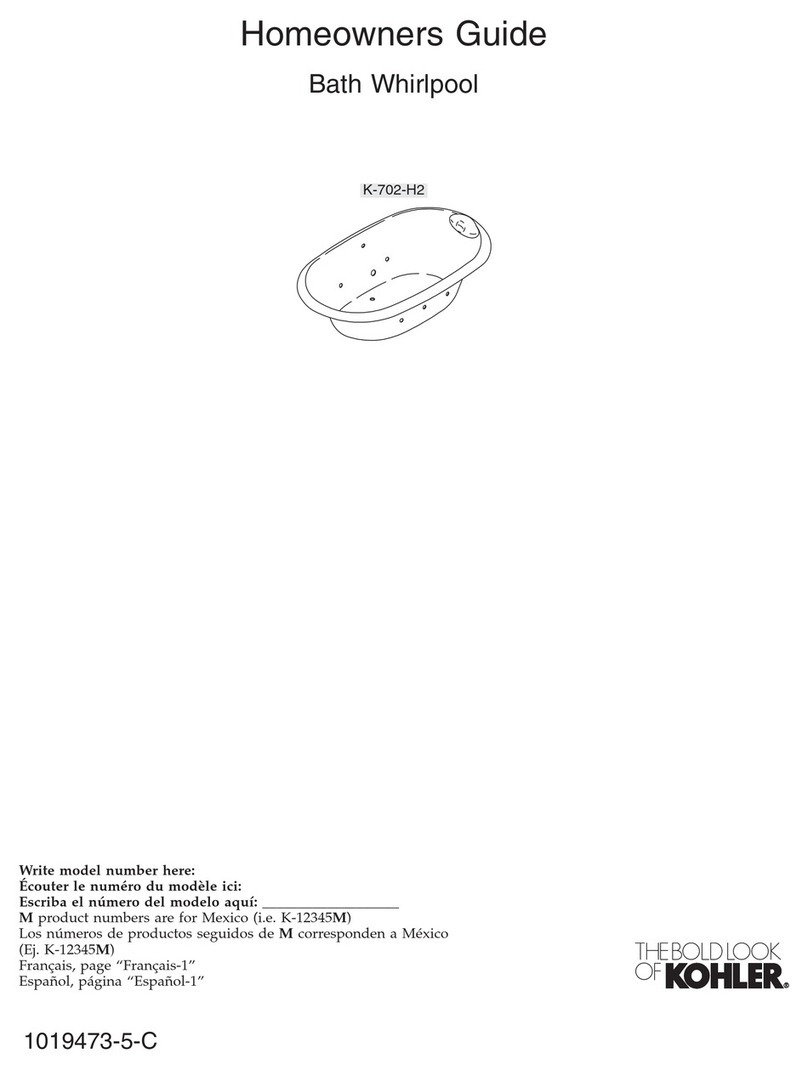 Kohler K-702-H2 Assembly instructions