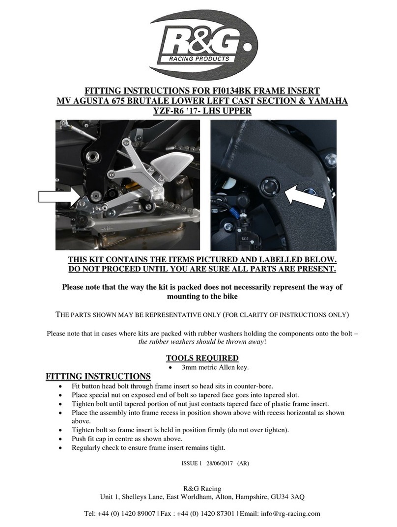 R&G FI0134BK User manual