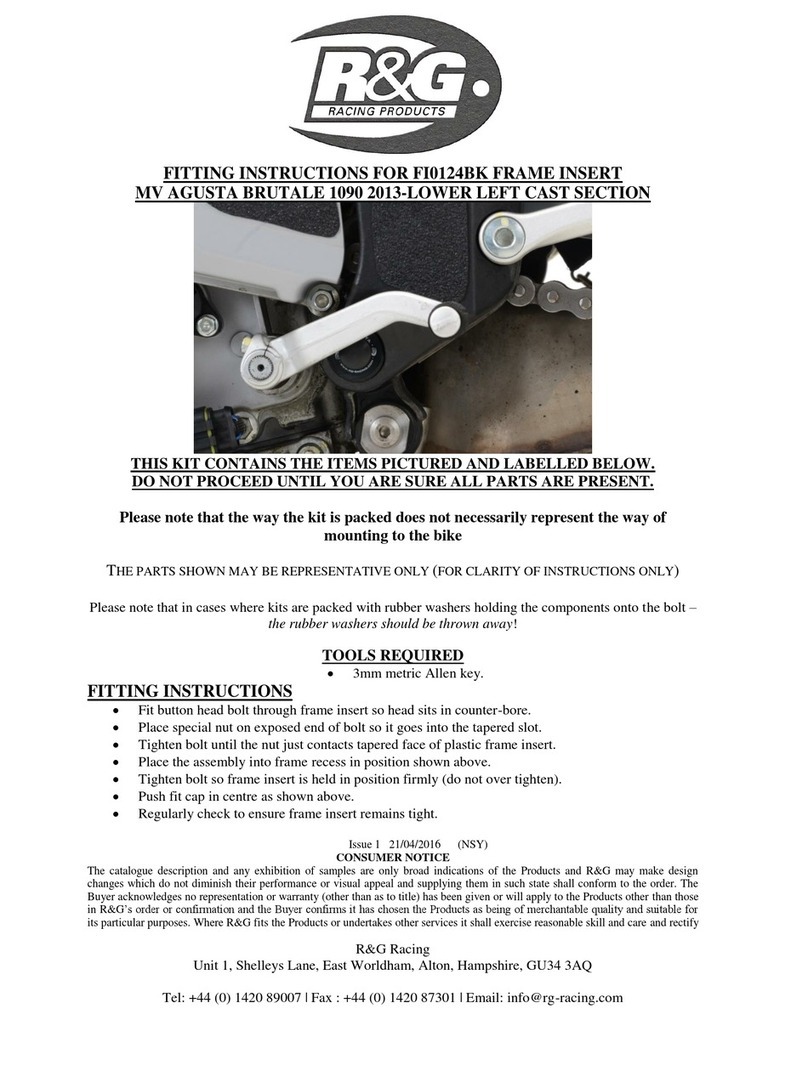 R&G FI0124BK User manual