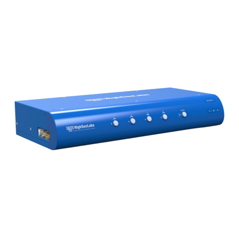 High Sec Labs DK22D-3 User manual High Sec Labs DK22D-3 User manual