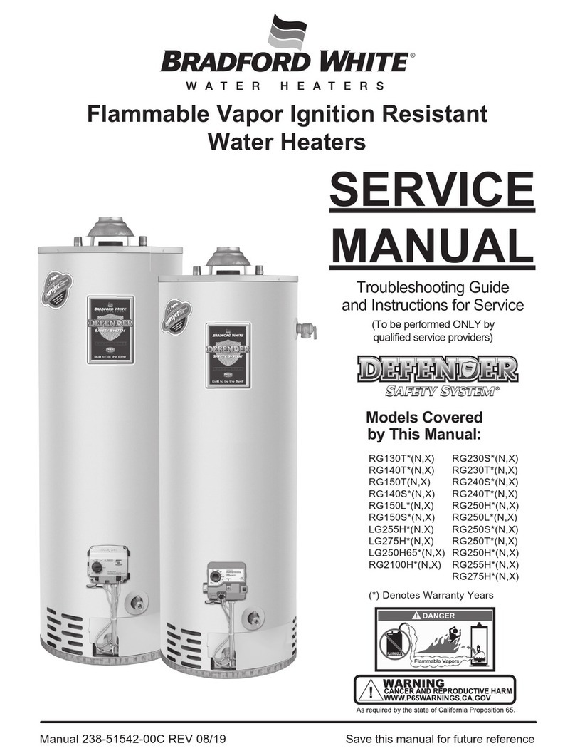 Bradford White Defender RG130T N Series User manual