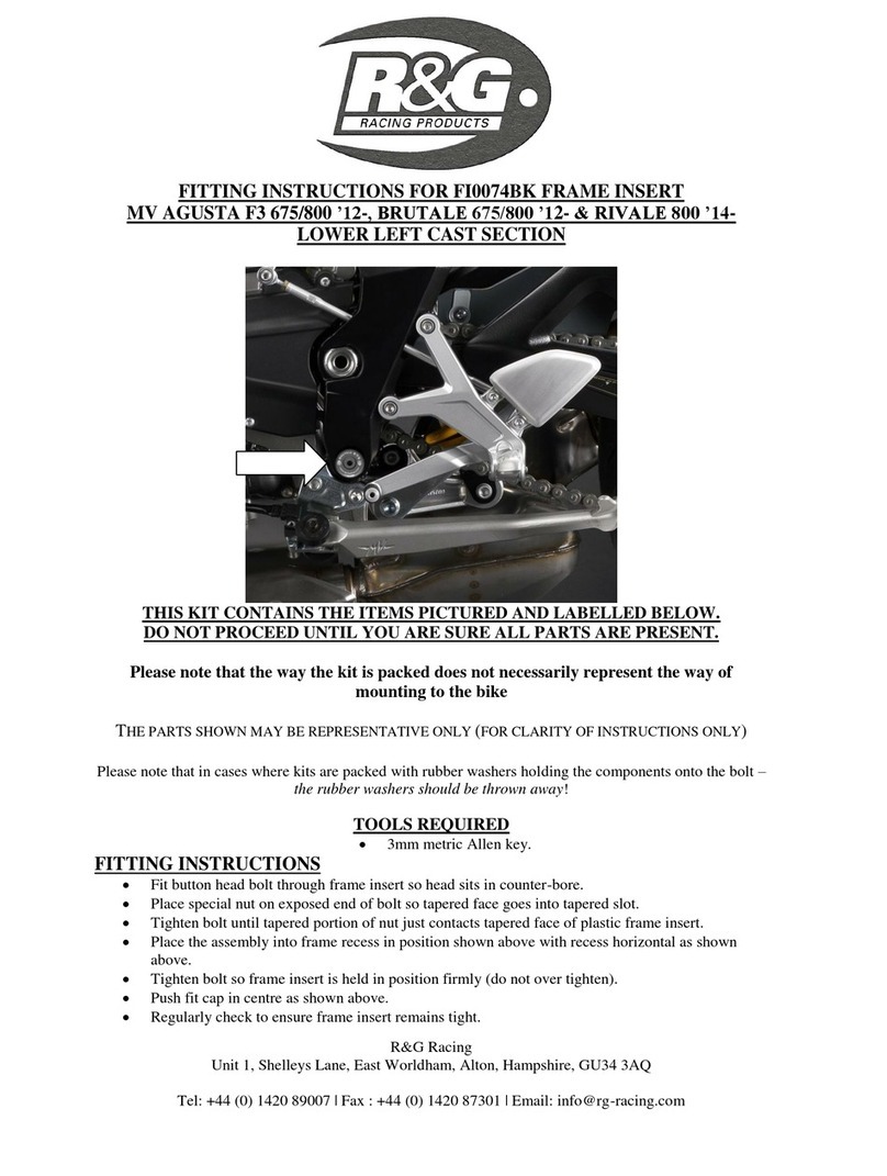 R&G FI0074BK Fitting instructions