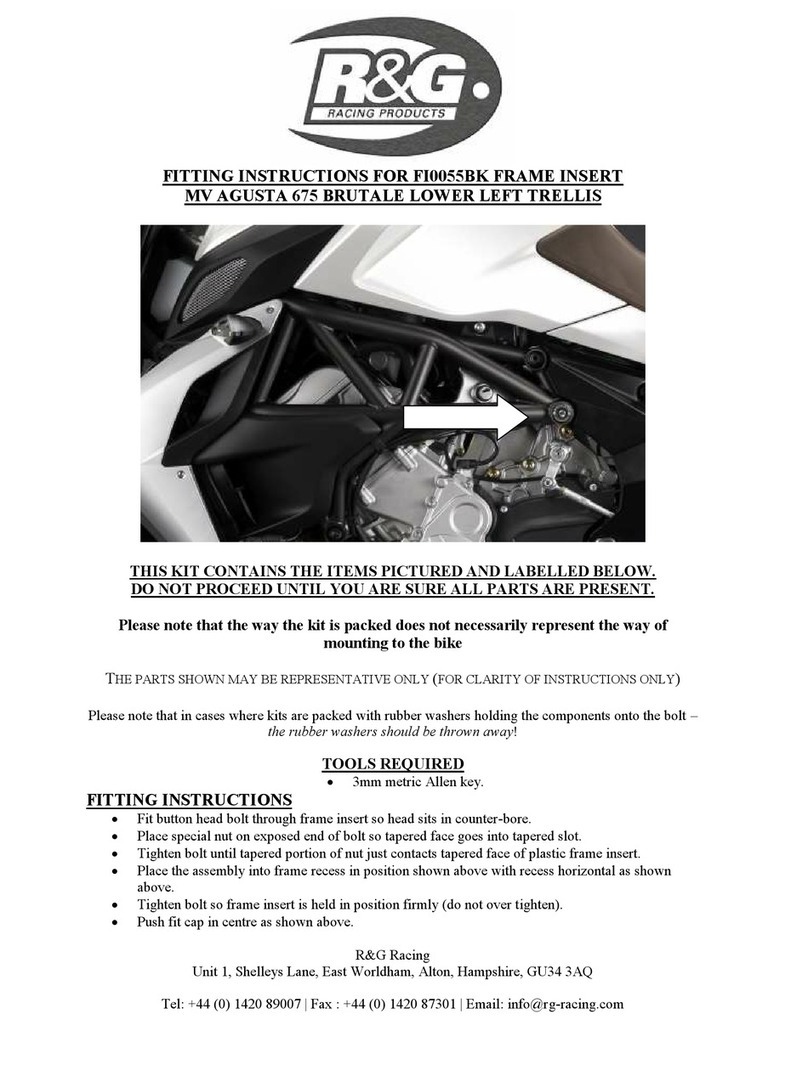 R&G FI0055BK User manual
