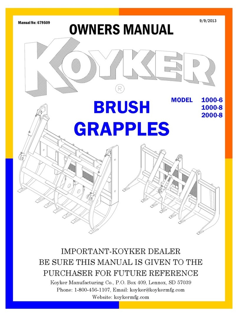 Koyker 1000-6 User manual