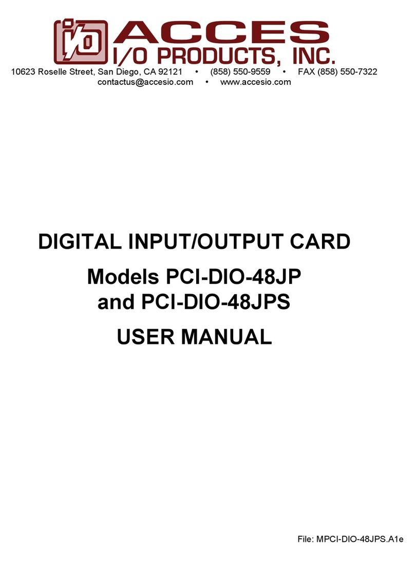 Acces I/O products PCI-DIO-48S user manual