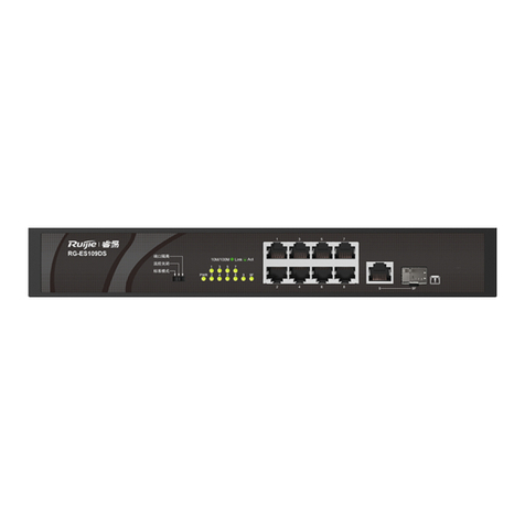 Ruijie RG-ES109DS User manual