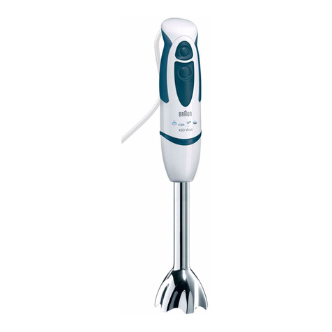 Braun MR 4000 User manual