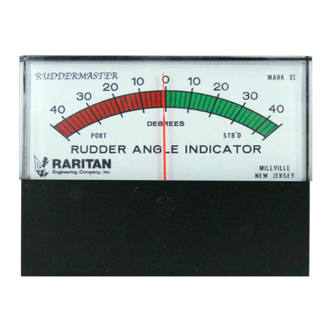 Raritan RUDDERMASTER Installation and maintenance instructions