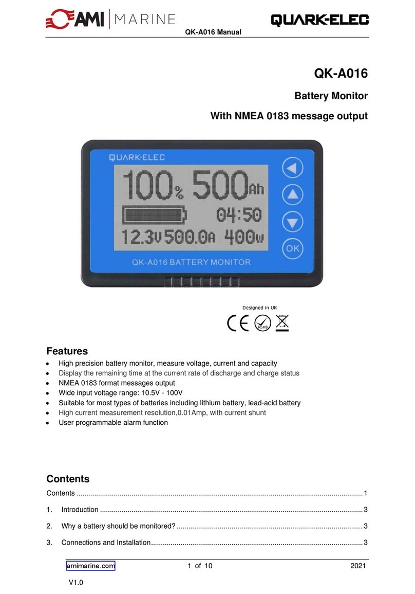 AMI Marine Quark-Elec QK-A016 manual