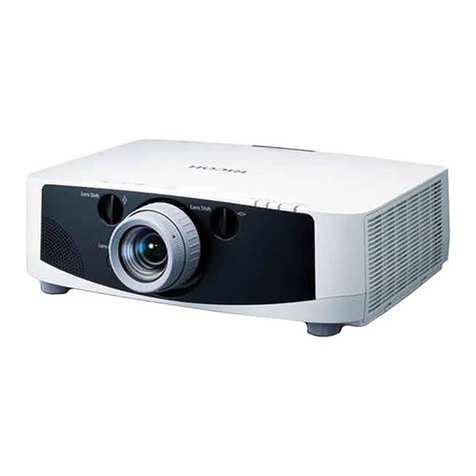 Ricoh PJ WX6170N Operating manual