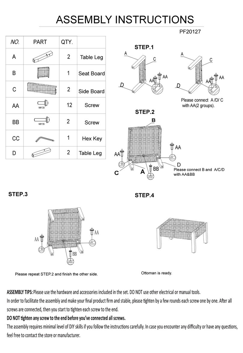 Patio Festival PF20127 User manual