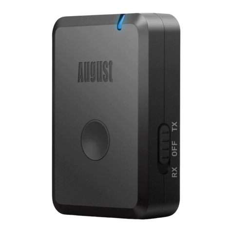 August MR260 User manual
