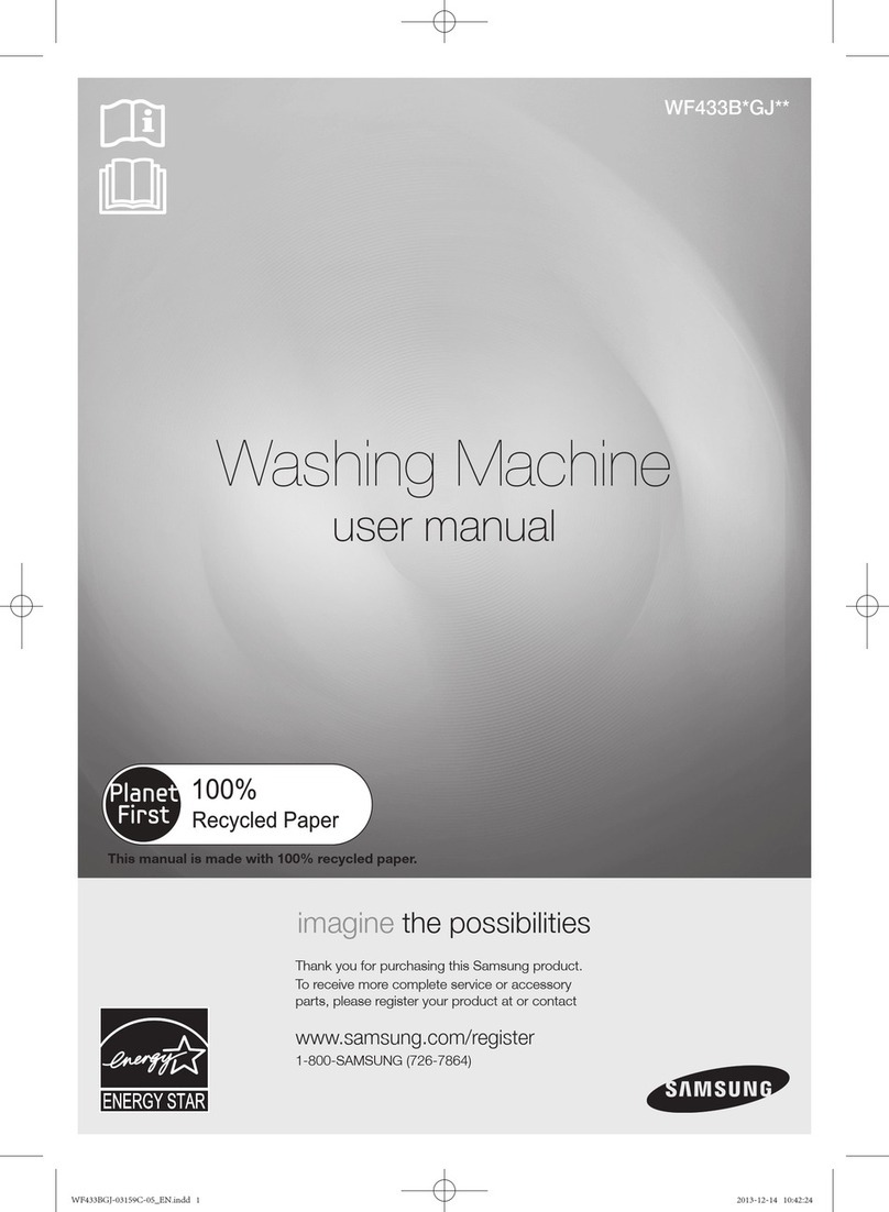 Samsung WF433B GJ Series user manual
