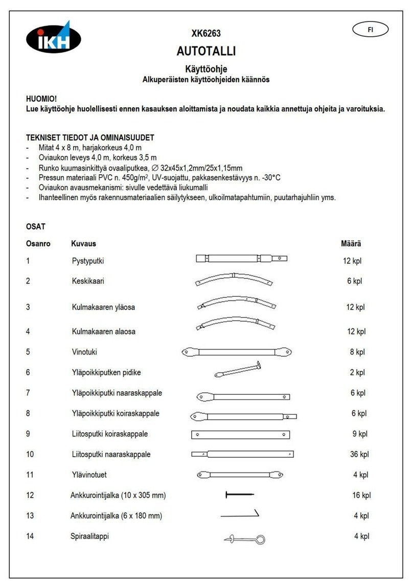 IKH XK6263 instruction manual