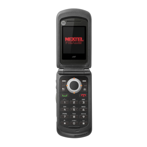 Motorola i440 User manual Motorola i440 User manual