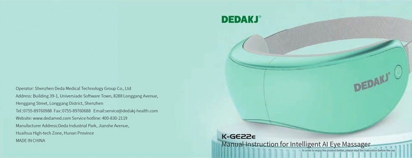 DEDAKJ K-GE22e Manual instruction
