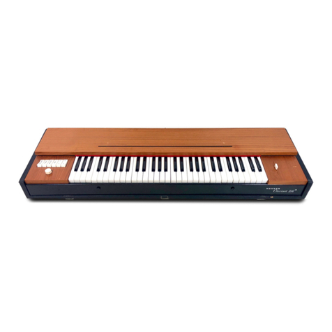 Hohner Clavinet D6 Installation instructions
