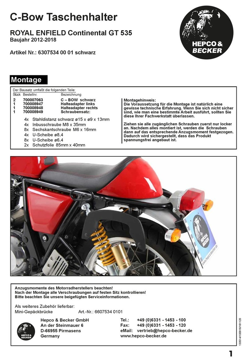 hepco & becker 6307534 00 01 User manual