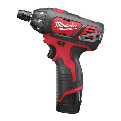 Milwaukee M12 BSD User manual