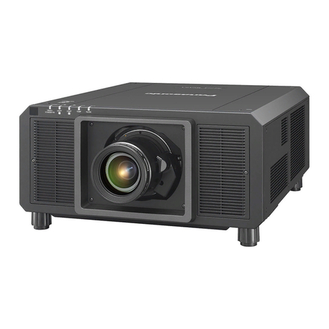 Panasonic PT-RS20K User manual