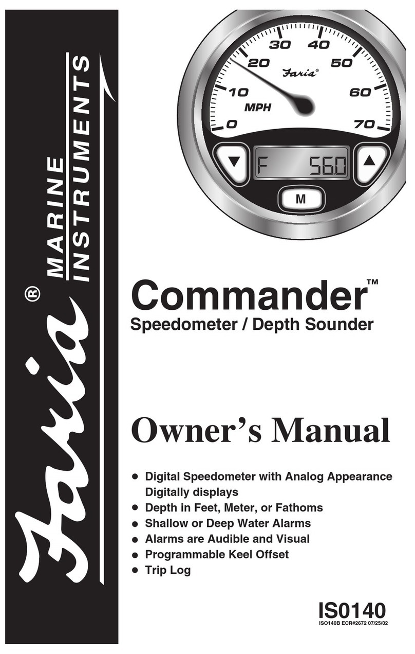 Faria Commander owner's manual