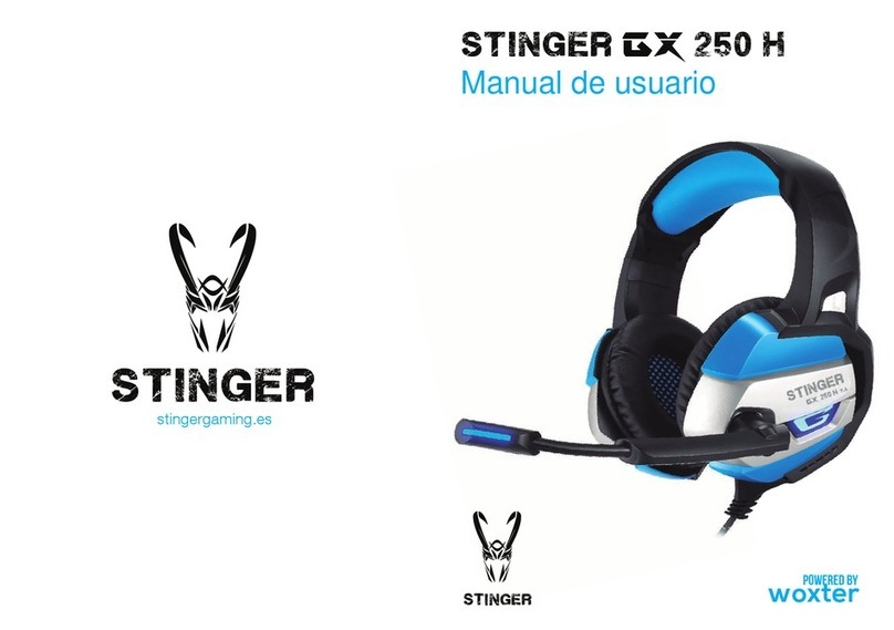 WOXTER Stinger Gx 250 h instruction manual