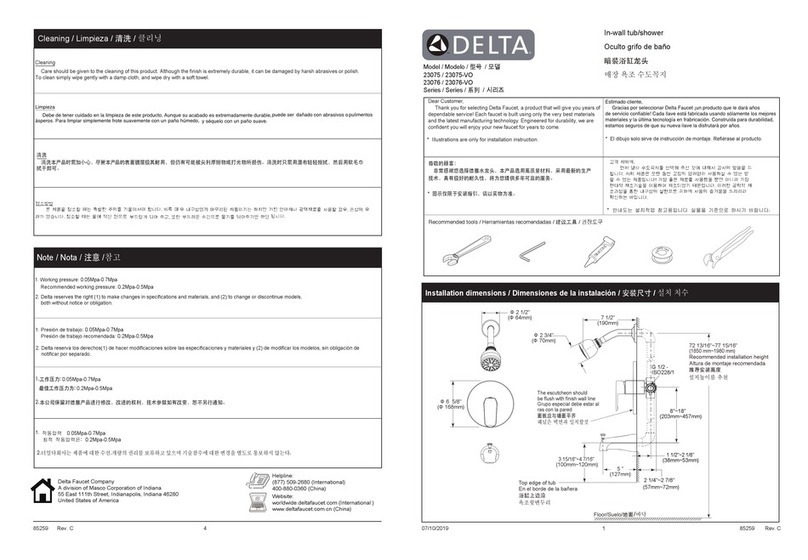 Delta 23075 User manual