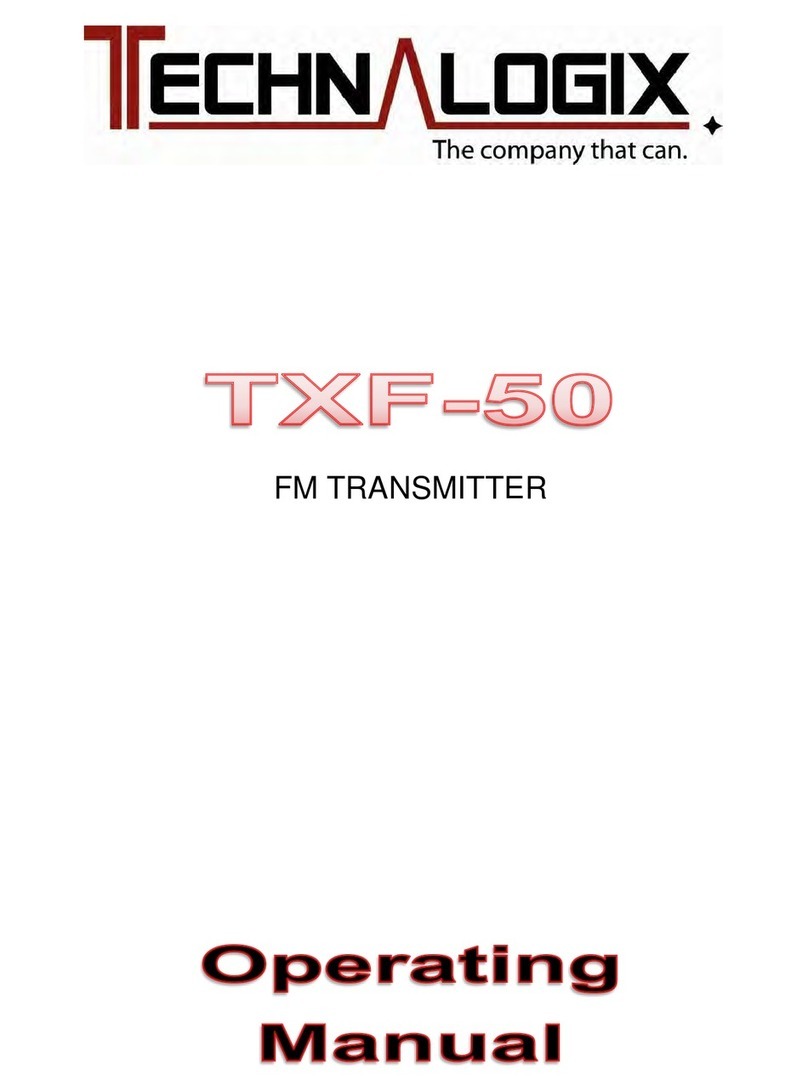 Technalogix TXF-50 User manual Technalogix TXF-50 User manual