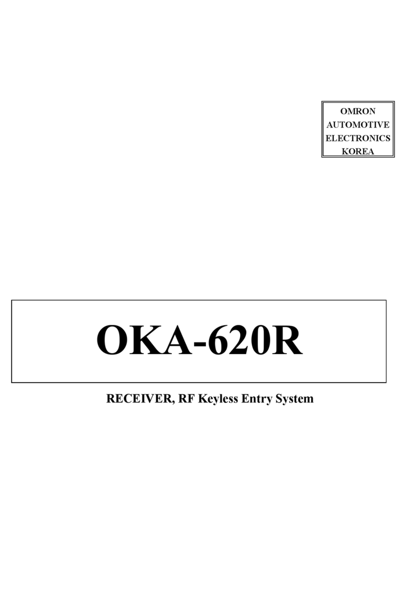 Omron OKA-620R User manual